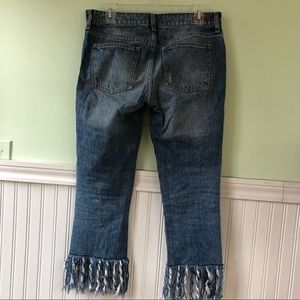 Frayed Anthropology Jeans